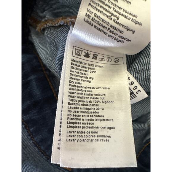 BASH Womens Jumpsuit Denim Dark Wash Belted Bohemian Casual Straight Leg 34 US 2 - Picture 7 of 14